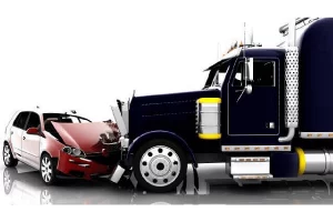 Car and truck accident in Bellingham.