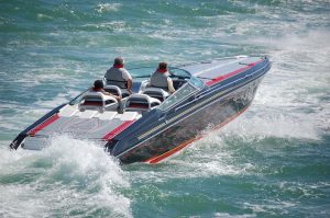 Washington State boat accident lawyers - speed boat in rough waters