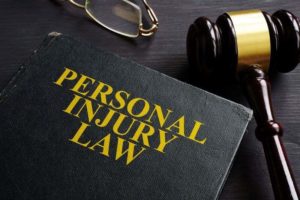 Personal injury law book in Burlington