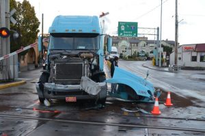 A truck accident to be handled by an experienced lawyer in Spokane.