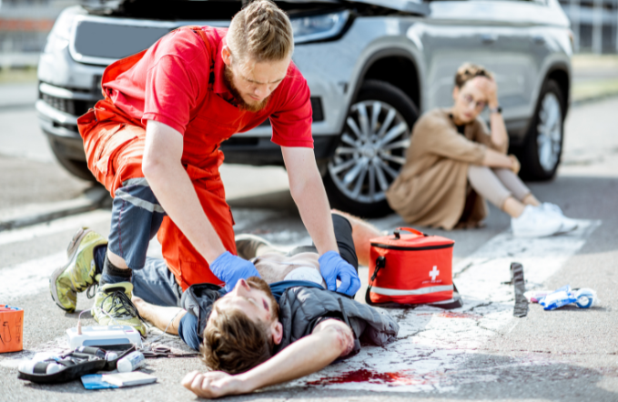 Chest Trauma and Rib Fracture in a Car Accident